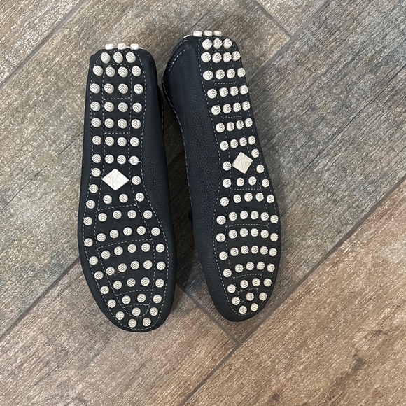 Ladies Sperry Black Leather Loafers EUC - Picture 6 of 8